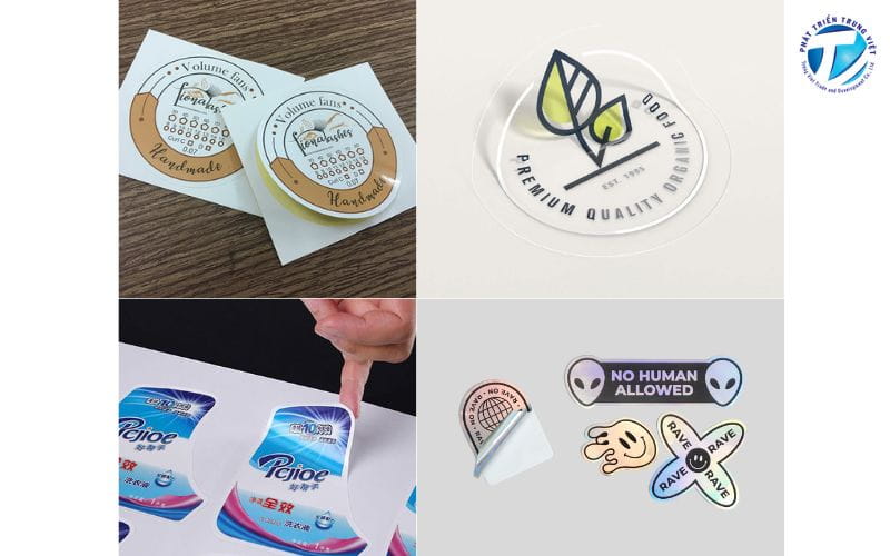 Các loại sticker dán phổ biến hiện nay
